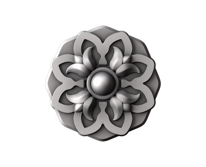 Rosette, 3d models (stl)