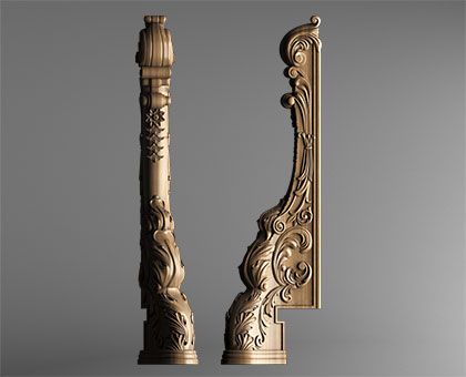 Column, 3d models (stl)