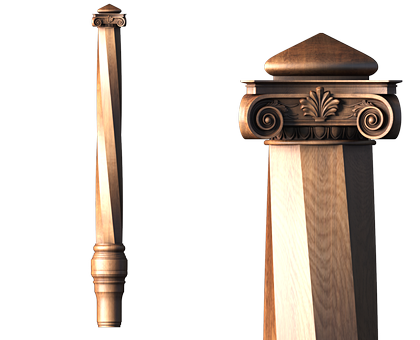 Column, 3d models (stl)