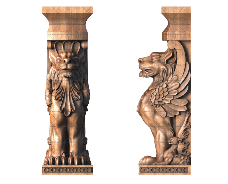 Column, 3d models (stl)