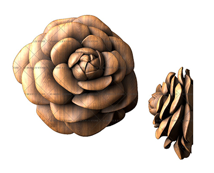 Flower the Rose, 3d models (stl)