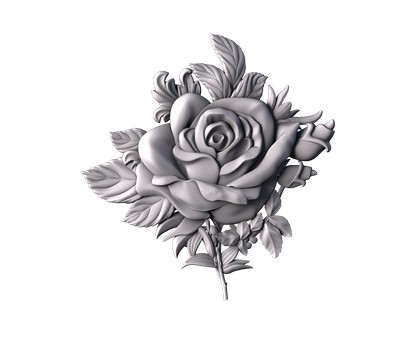 Rose flower, 3d models (stl)