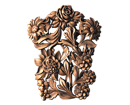 Flowers, 3d models (stl)