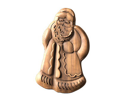 Santa Claus character, 3d models (stl)