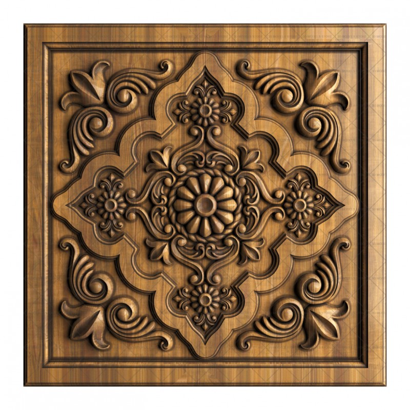 Patterned panel, 3d models (stl)