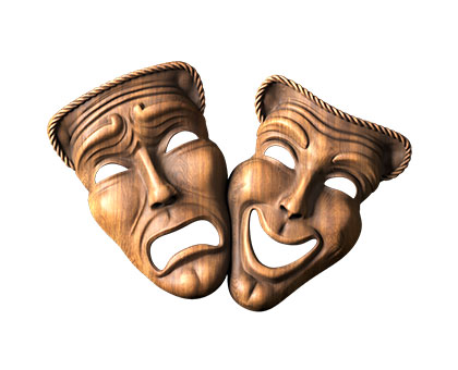 Mascaron - two masks, 3d models (stl)