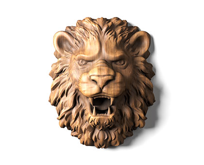 Mascarone (Lion mask), 3d models (stl)