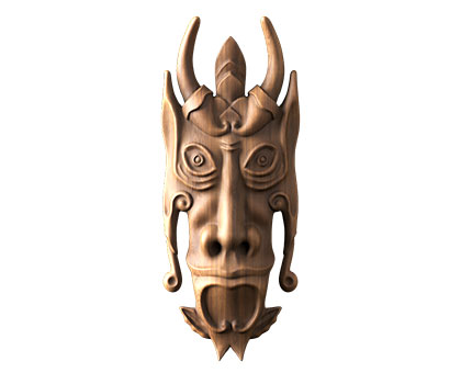 Mask Totem, 3d models (stl)