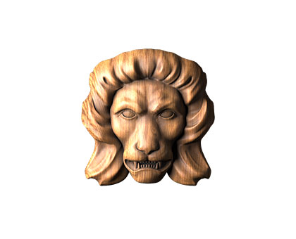 Mascaron Leo, 3d models (stl)