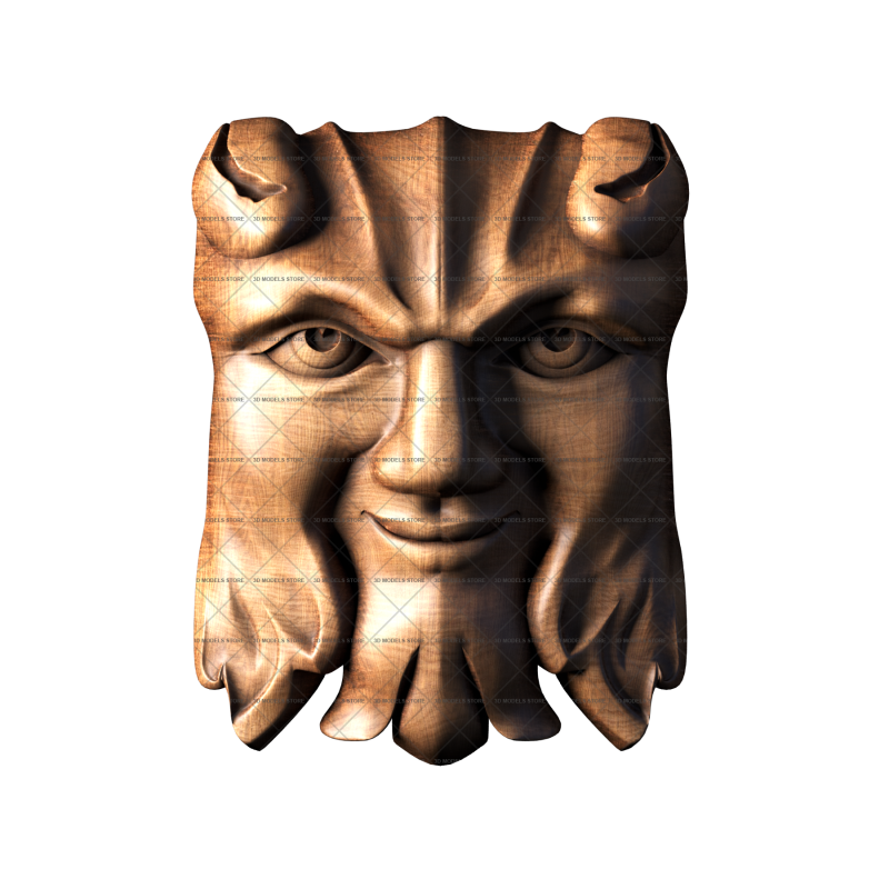 Mascaron, 3d models (stl)