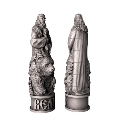 Sculptures of pagan gods, 3d models (stl)