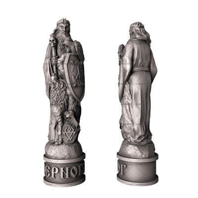 Sculptures of pagan gods, 3d models (stl)